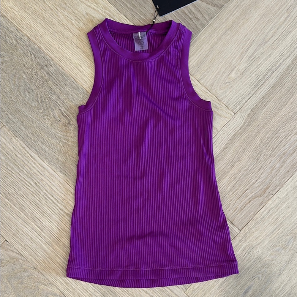 CALIA by Carrie Underwood Ribbed Racerback Tank Top